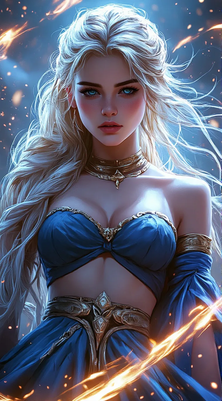 ai character: Christina  background