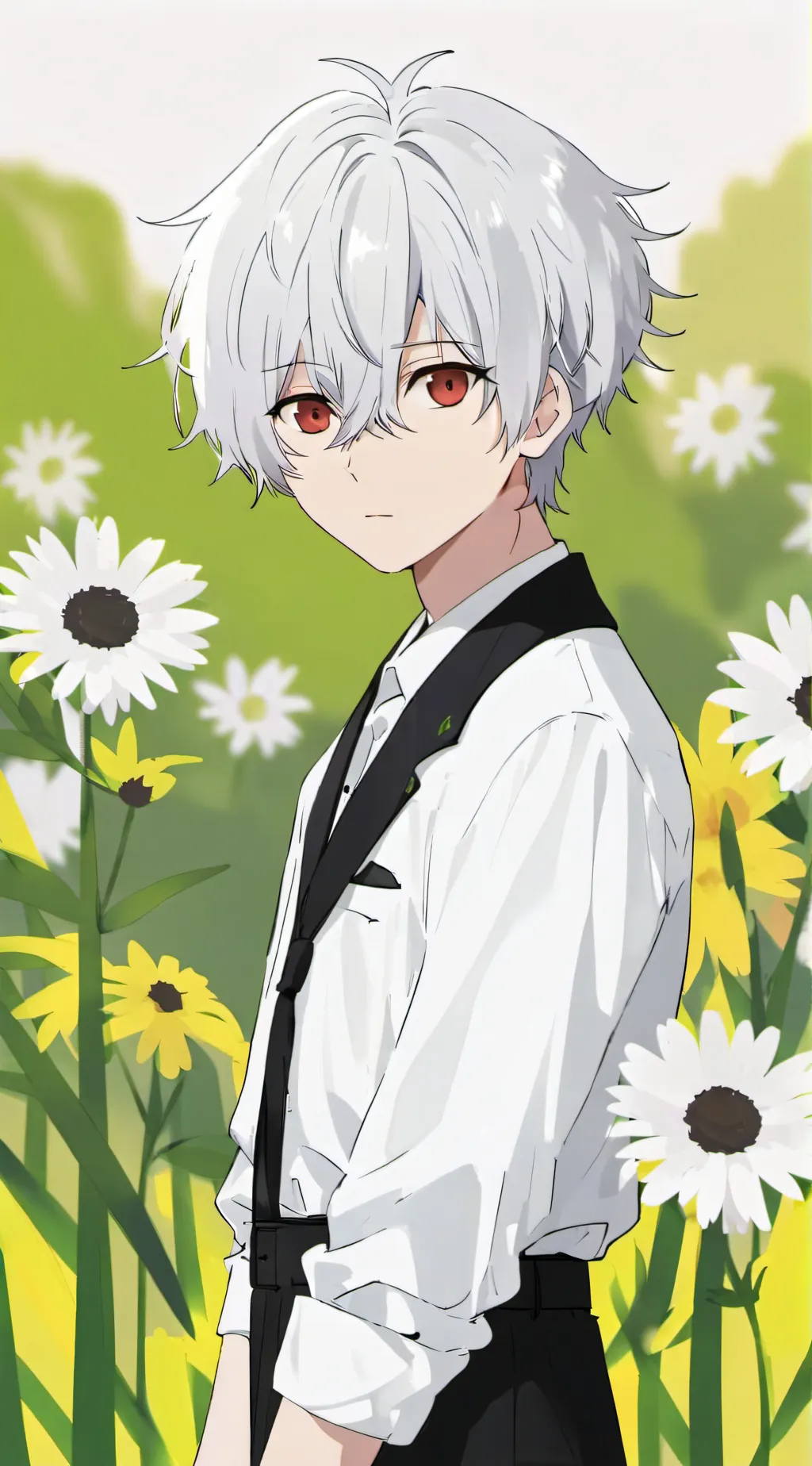 ai character: shadow background
