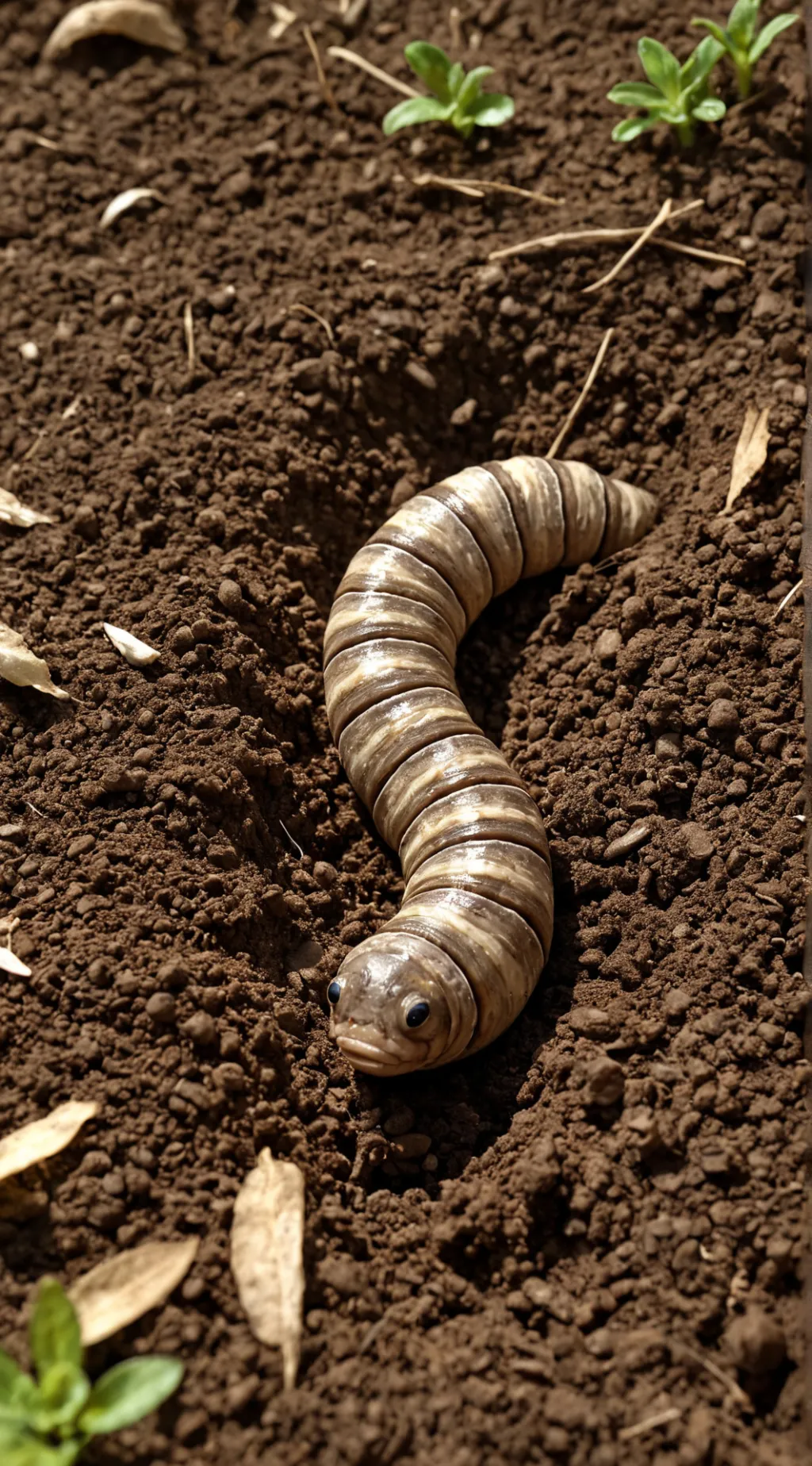 ai character: The lowly worm background