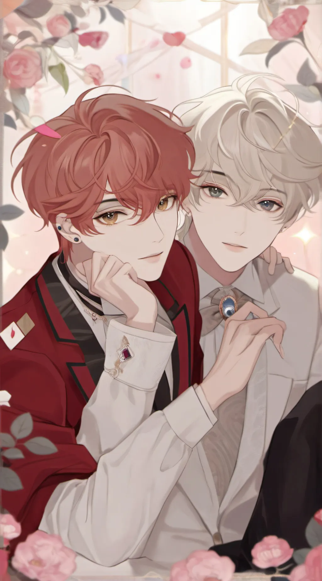 ai character: Mason and Liam background
