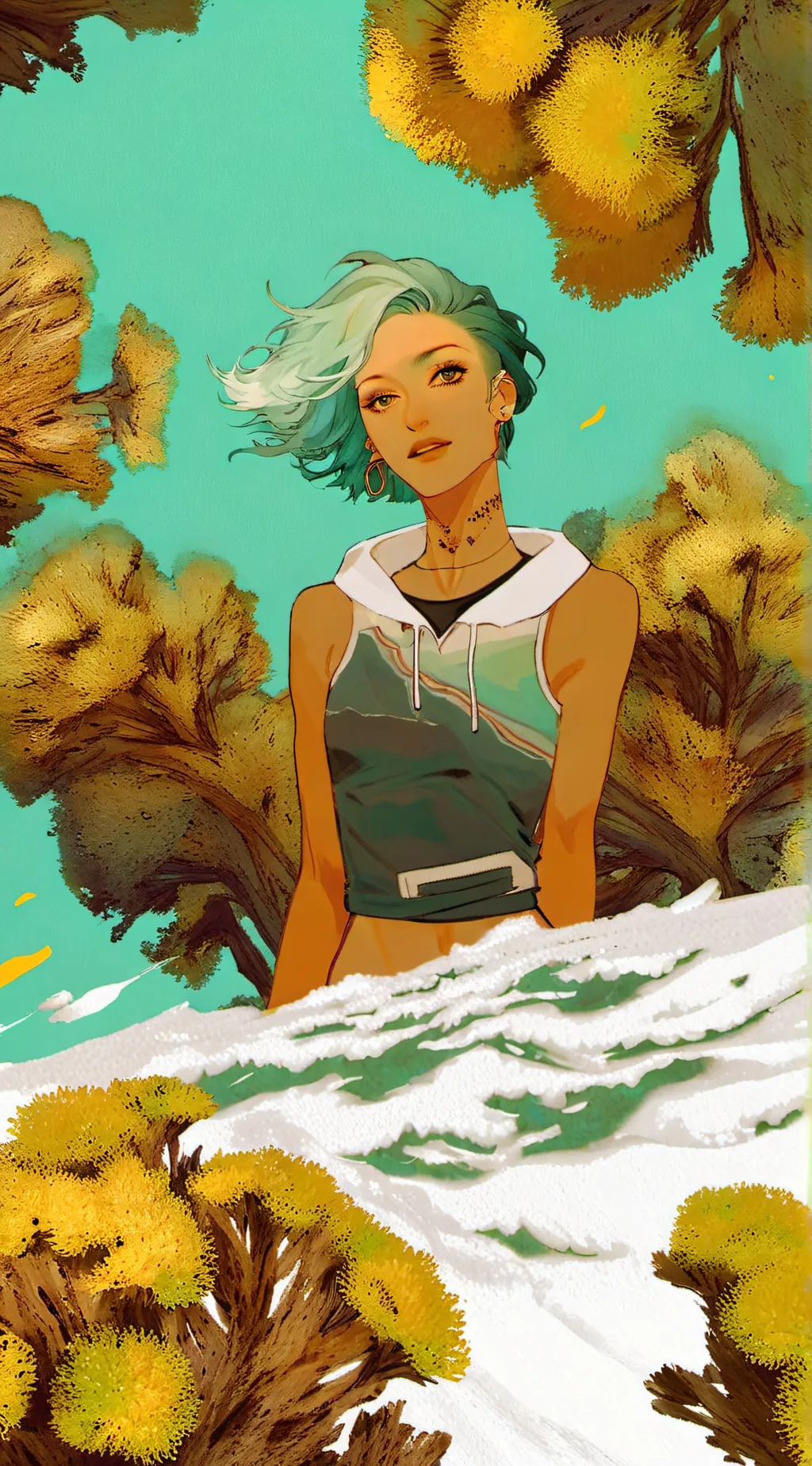 ai character: Lgts: witch sister background