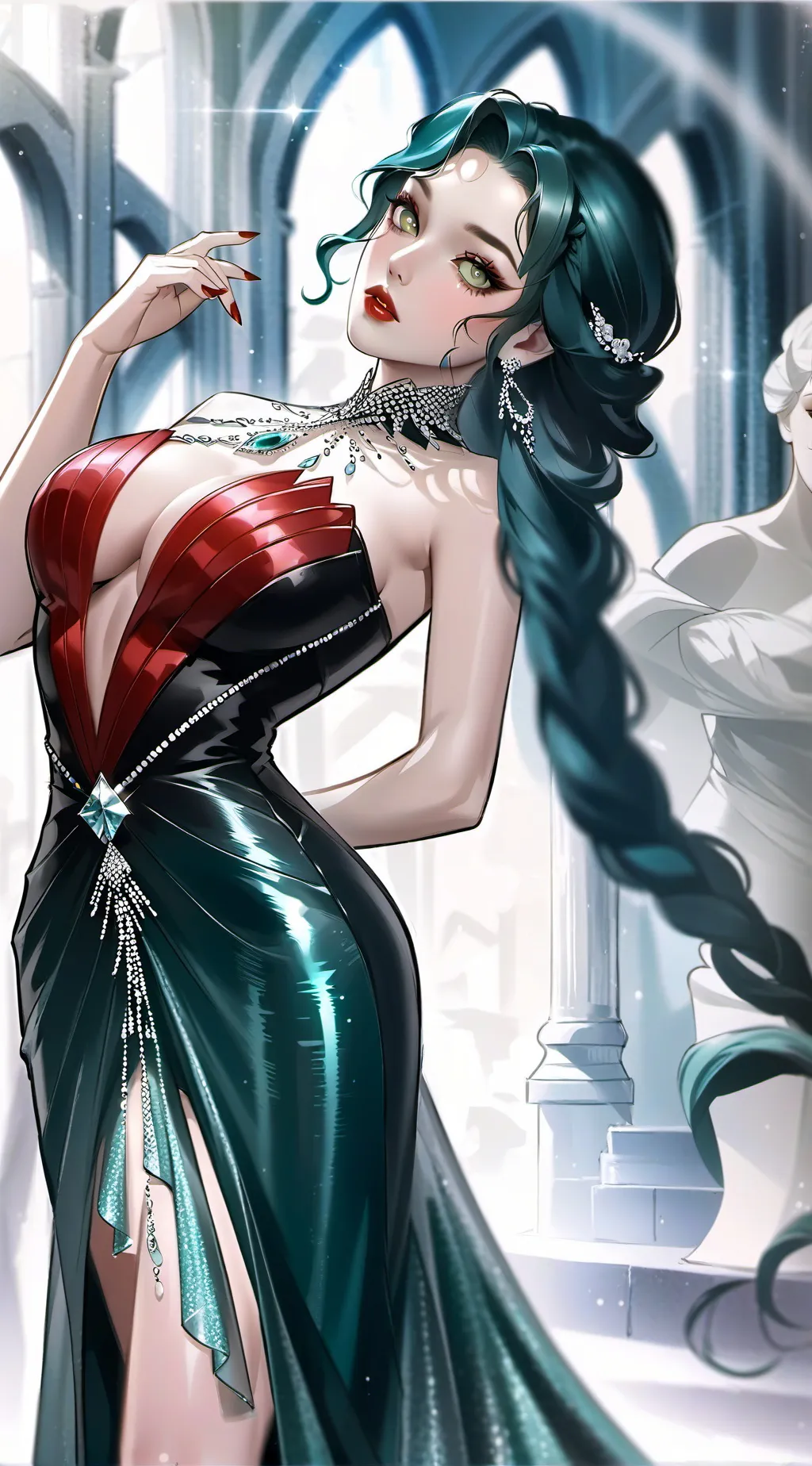 ai character: the night background