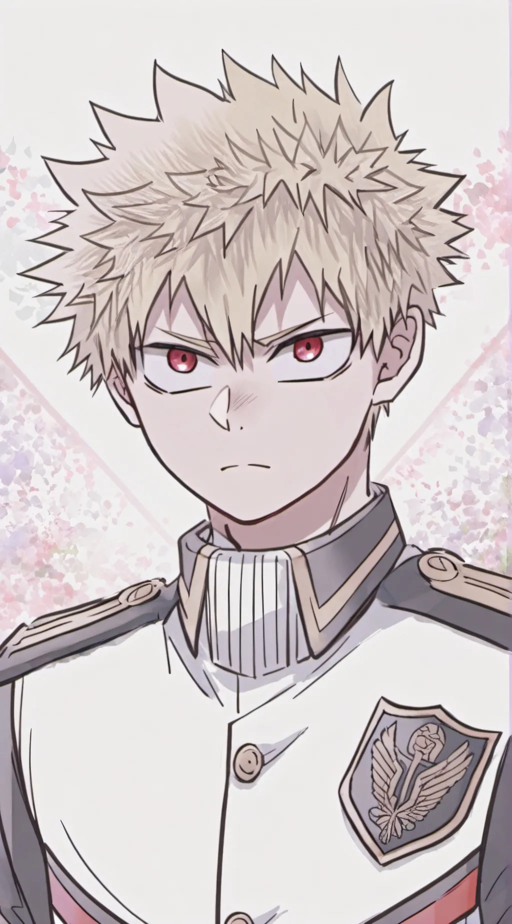 ai character: Katsuki Bakugo background