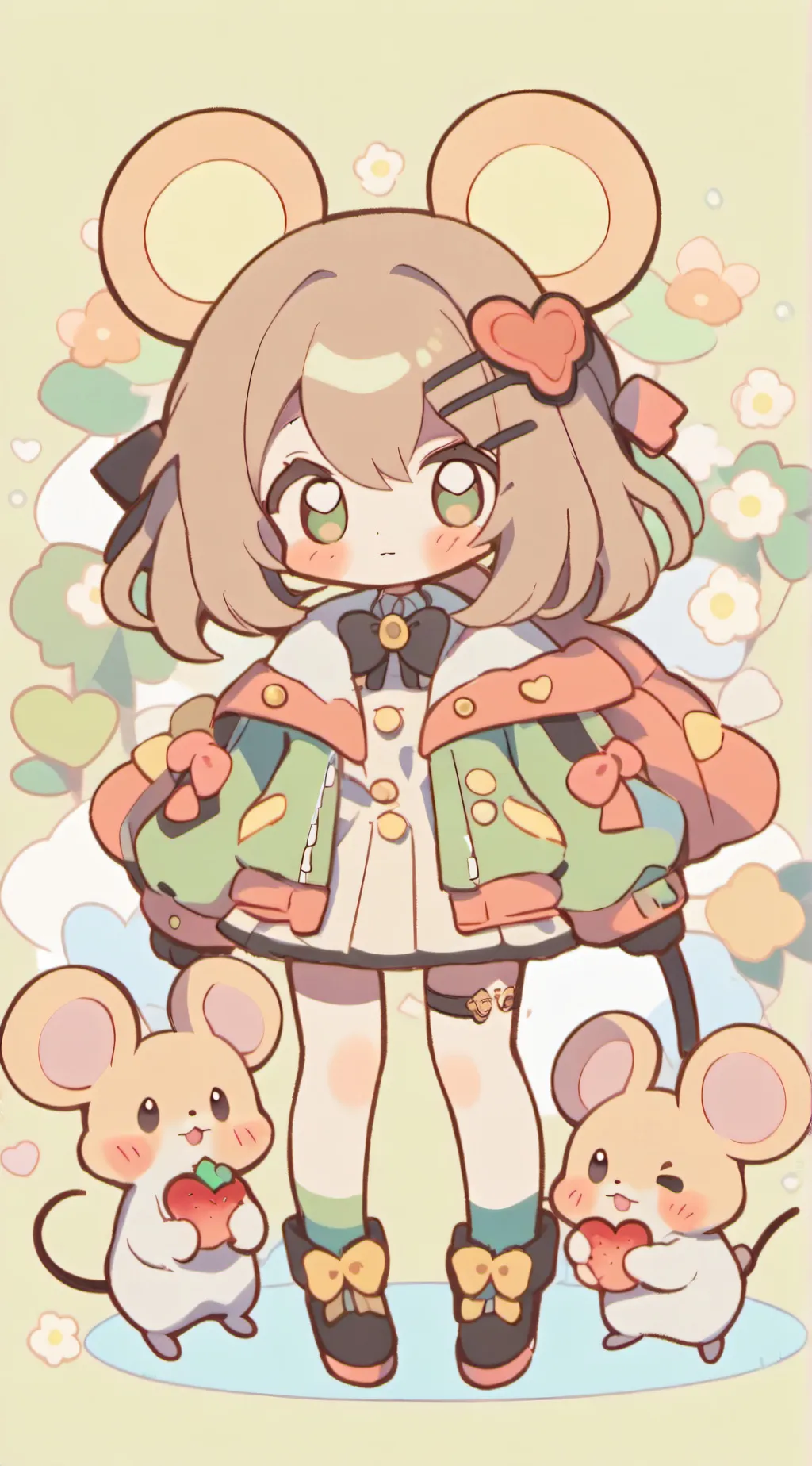 ai character: MousieMouse background