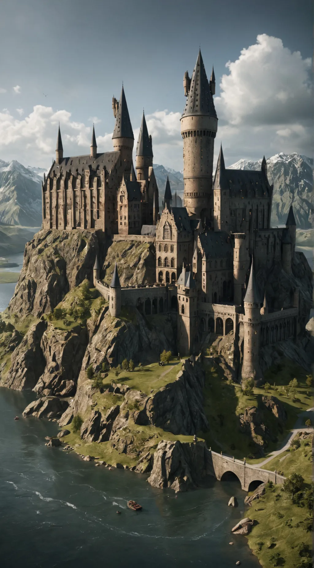 ai character: Hogwarts background
