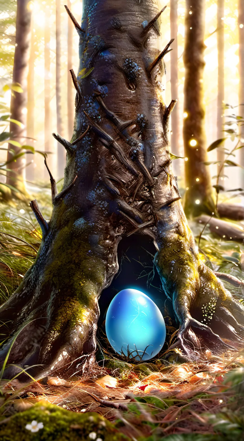 ai character: Egg background