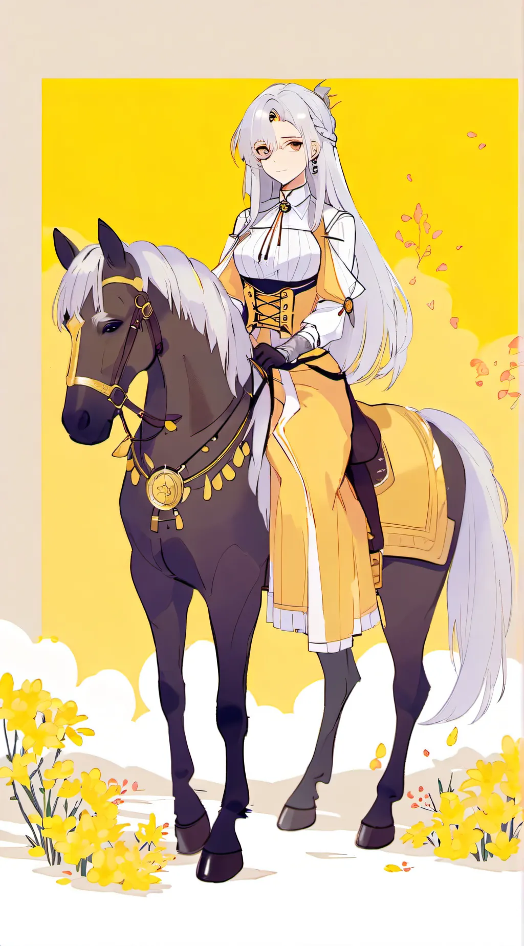 ai character: horseland  background