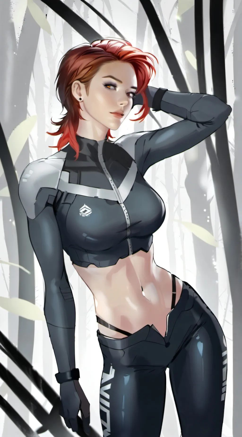 ai character: Black Widow background