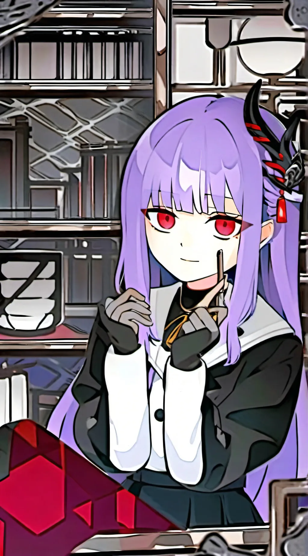 ai character: (Jenna joi)  background