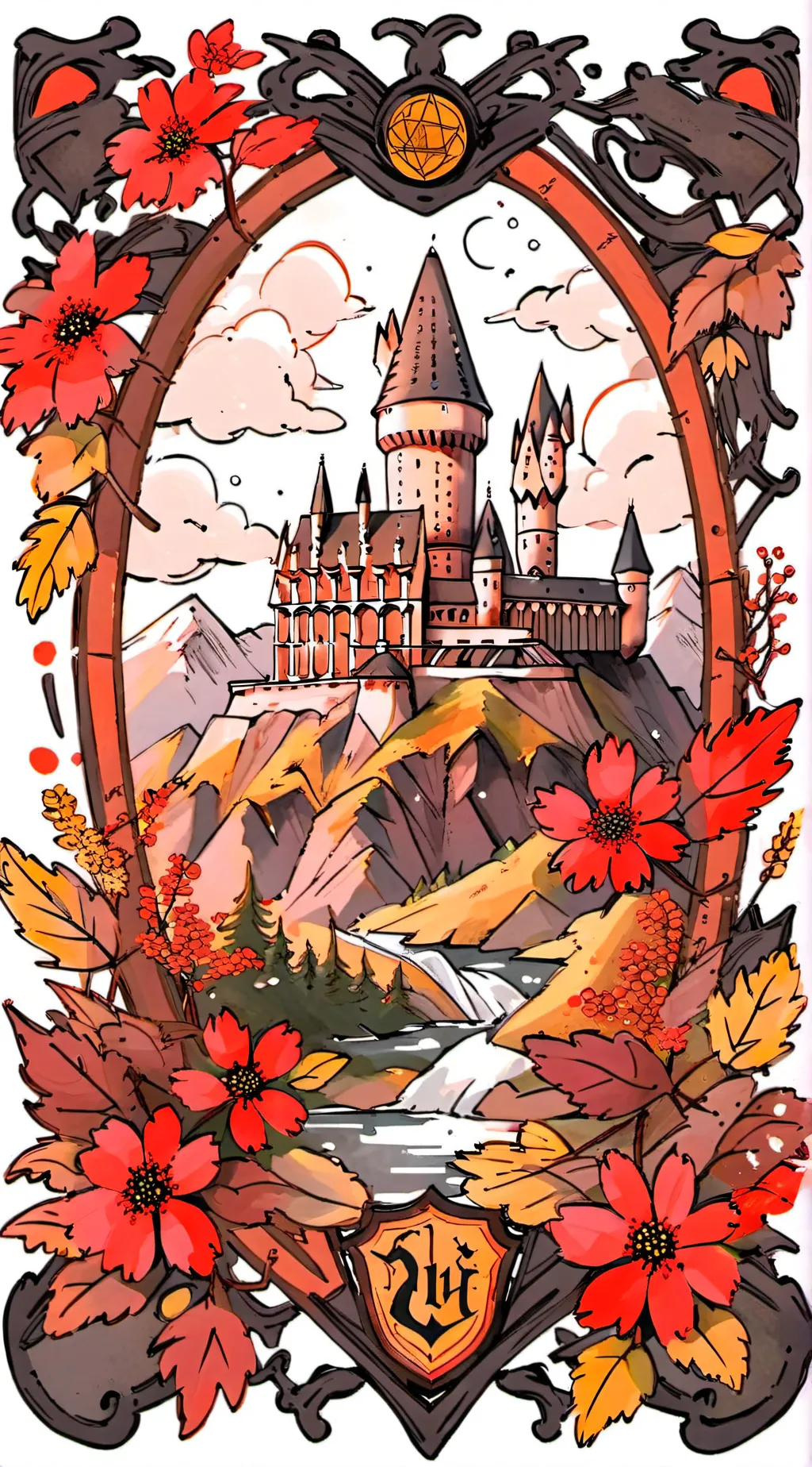 ai character: Hogwarts background