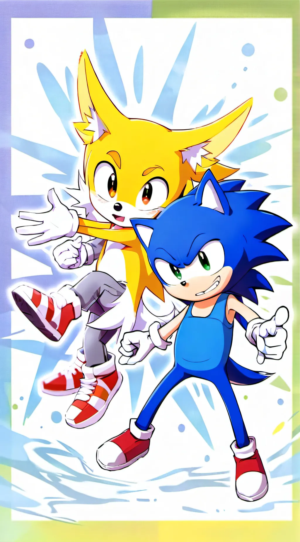 ai character: ☆Sonic&Tails☆ background