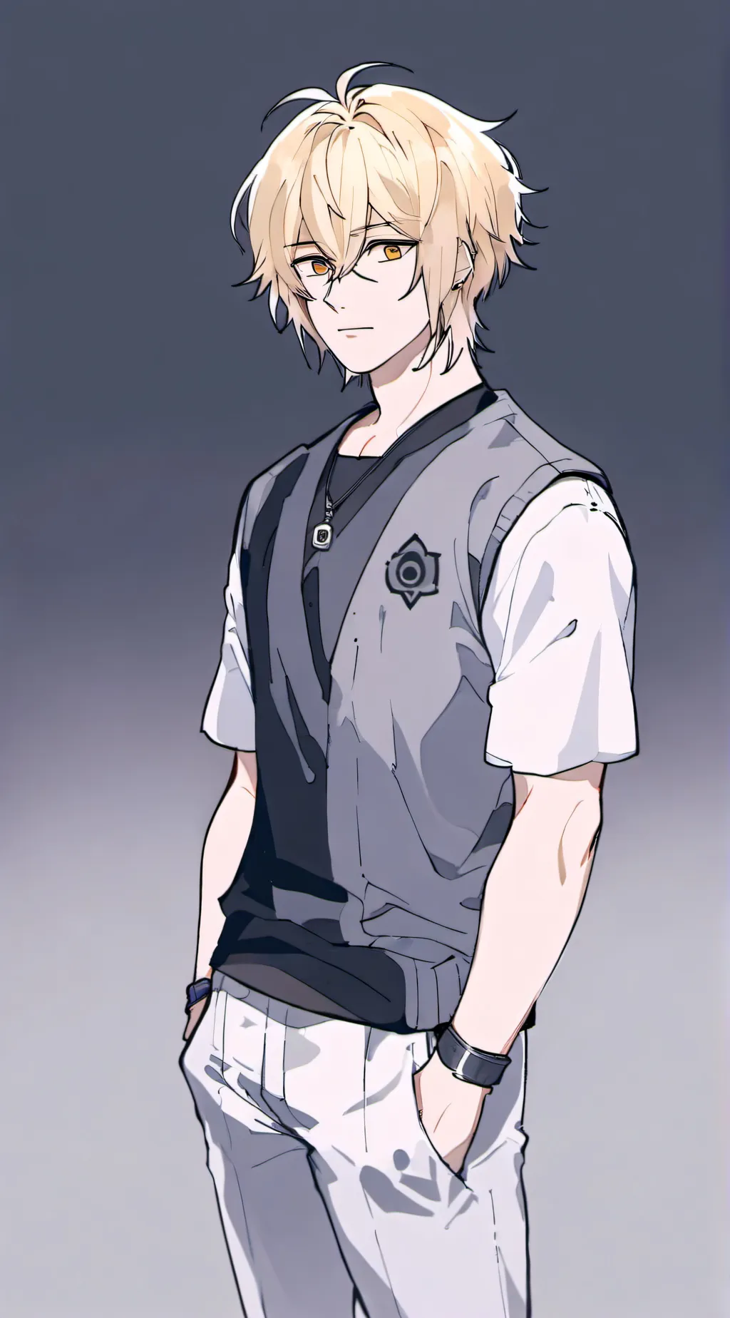 ai character: Dexter. background