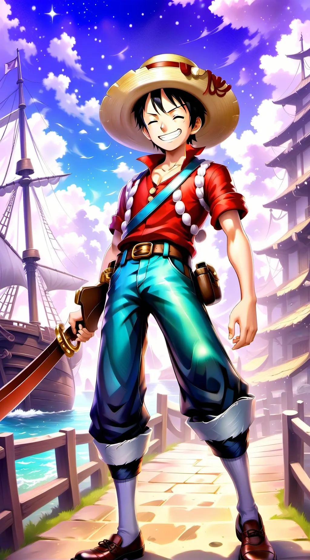 ai character: Thunder's Past background