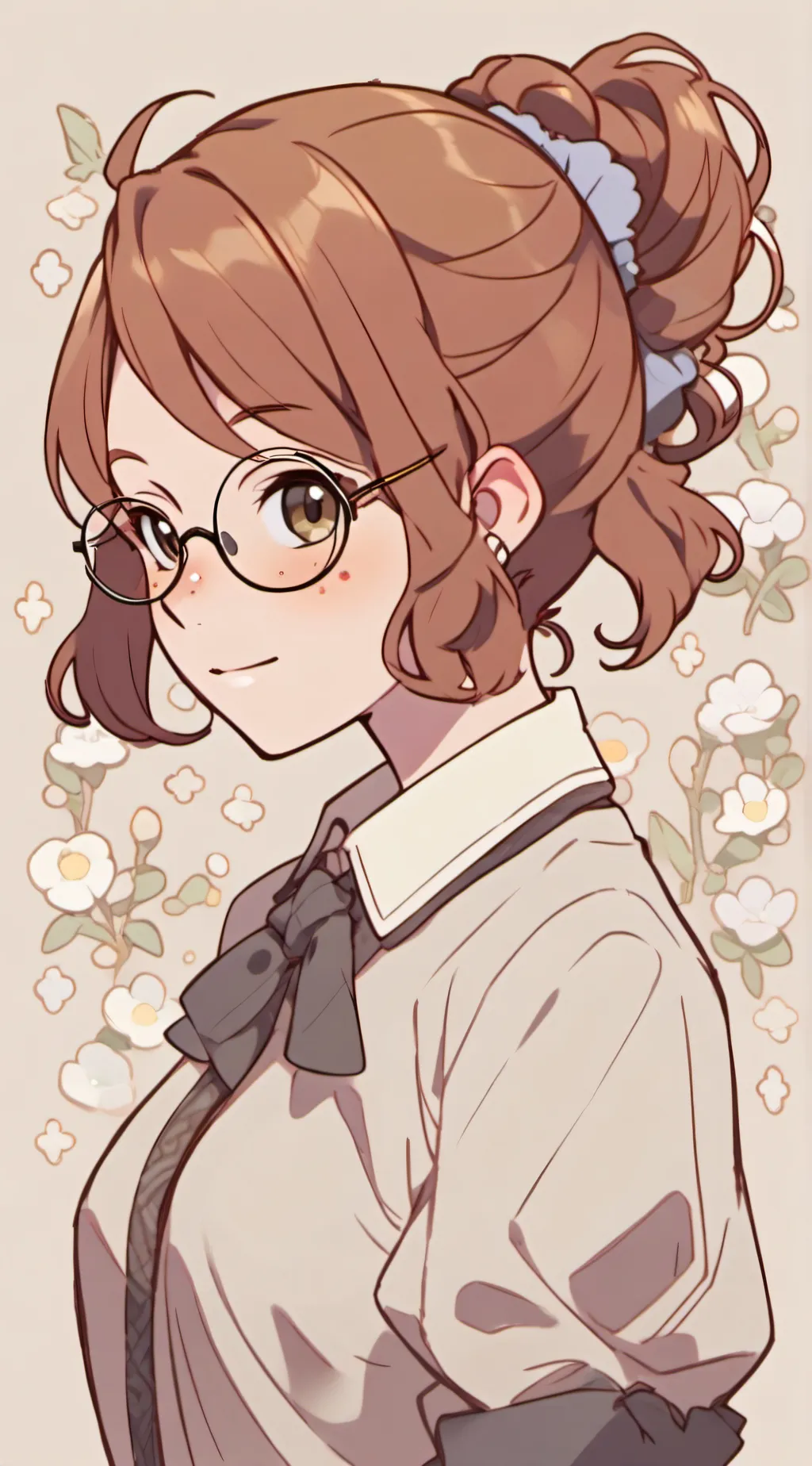 ai character: Dawn background