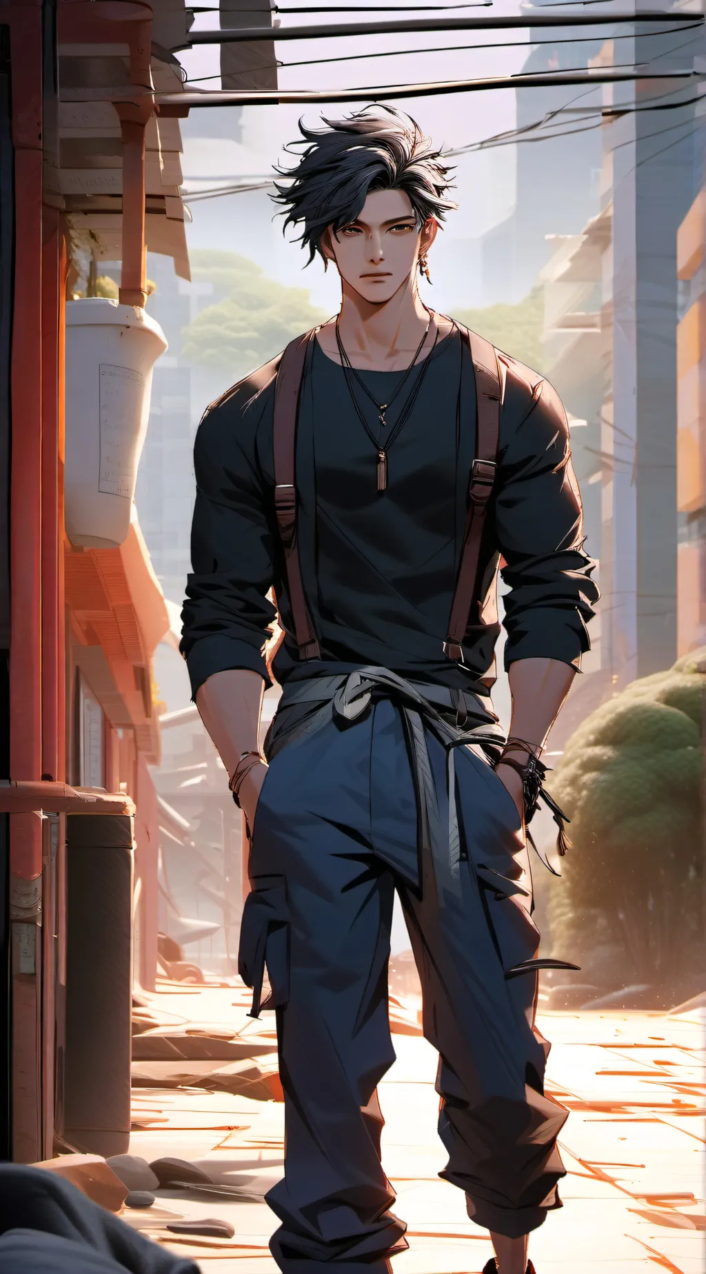 ai character: Leonard background