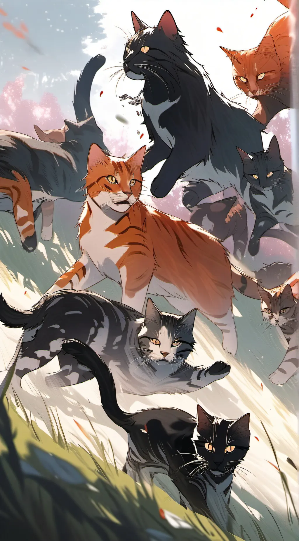 ai character: °Warrior cats! ° background