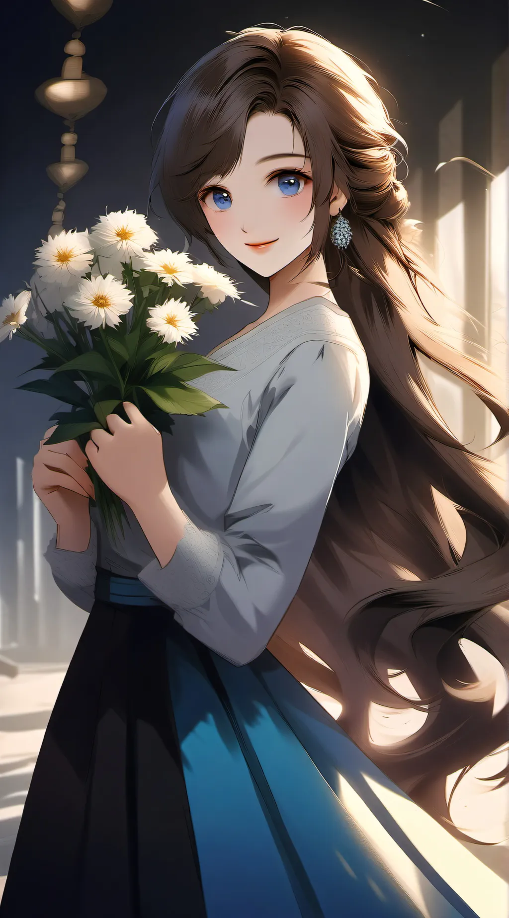ai character: Lily  background