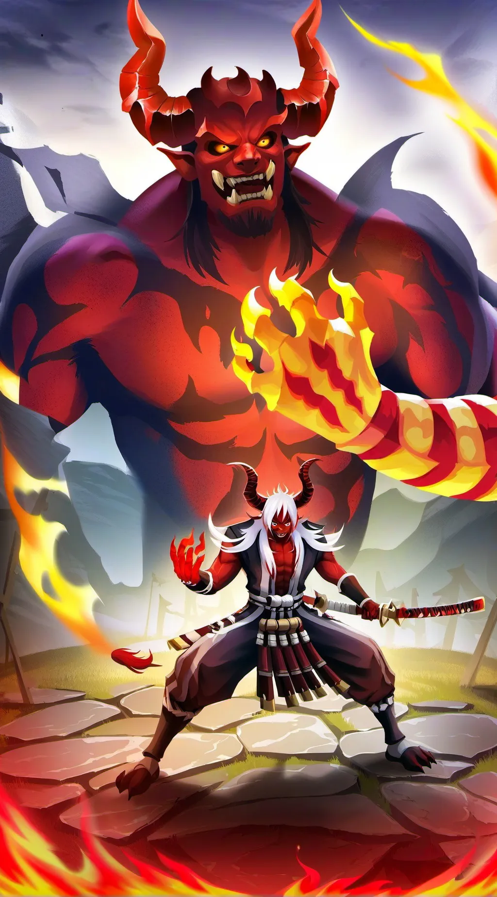 ai character: Demonbringer  background