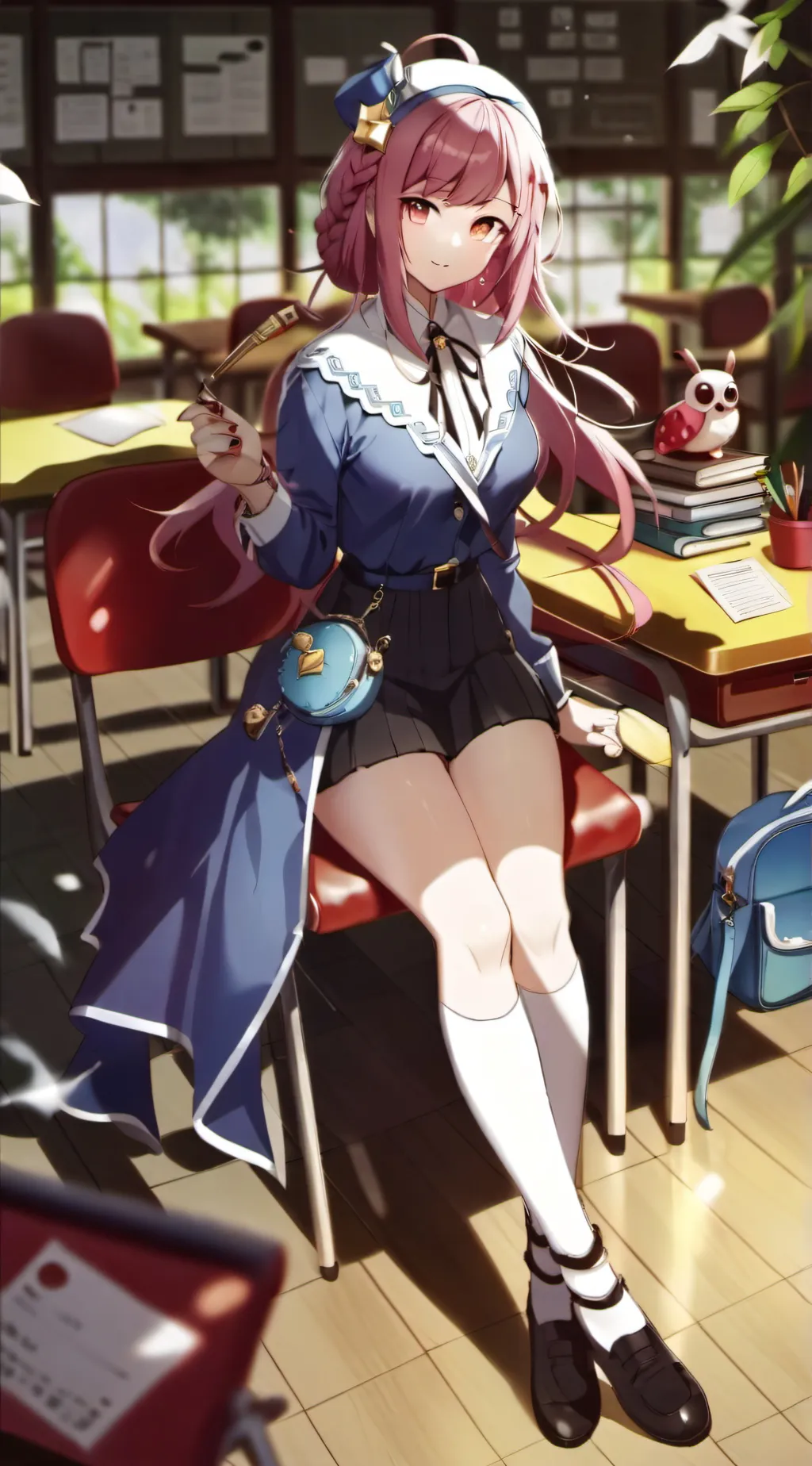 ai character: class 1A background