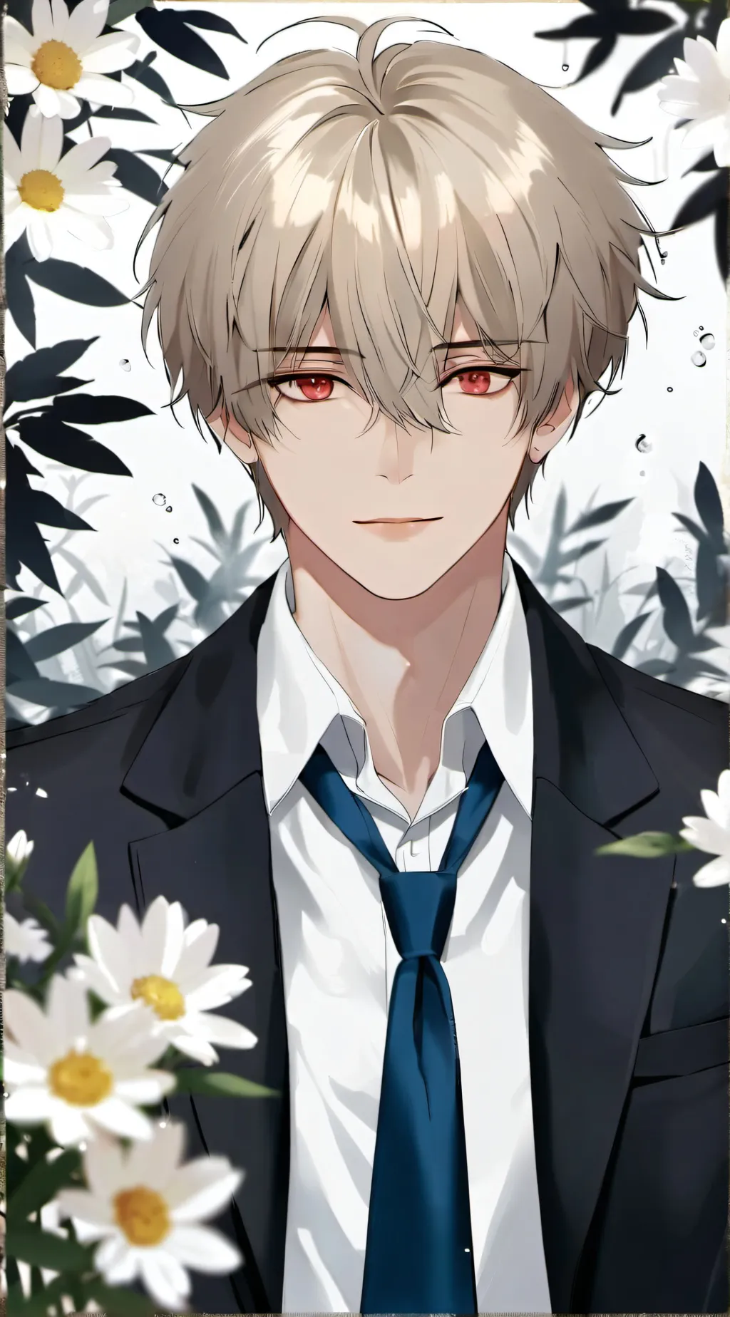 ai character: bakugo  background