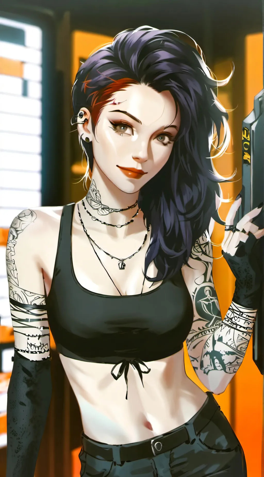 ai character: The lone wanderer background