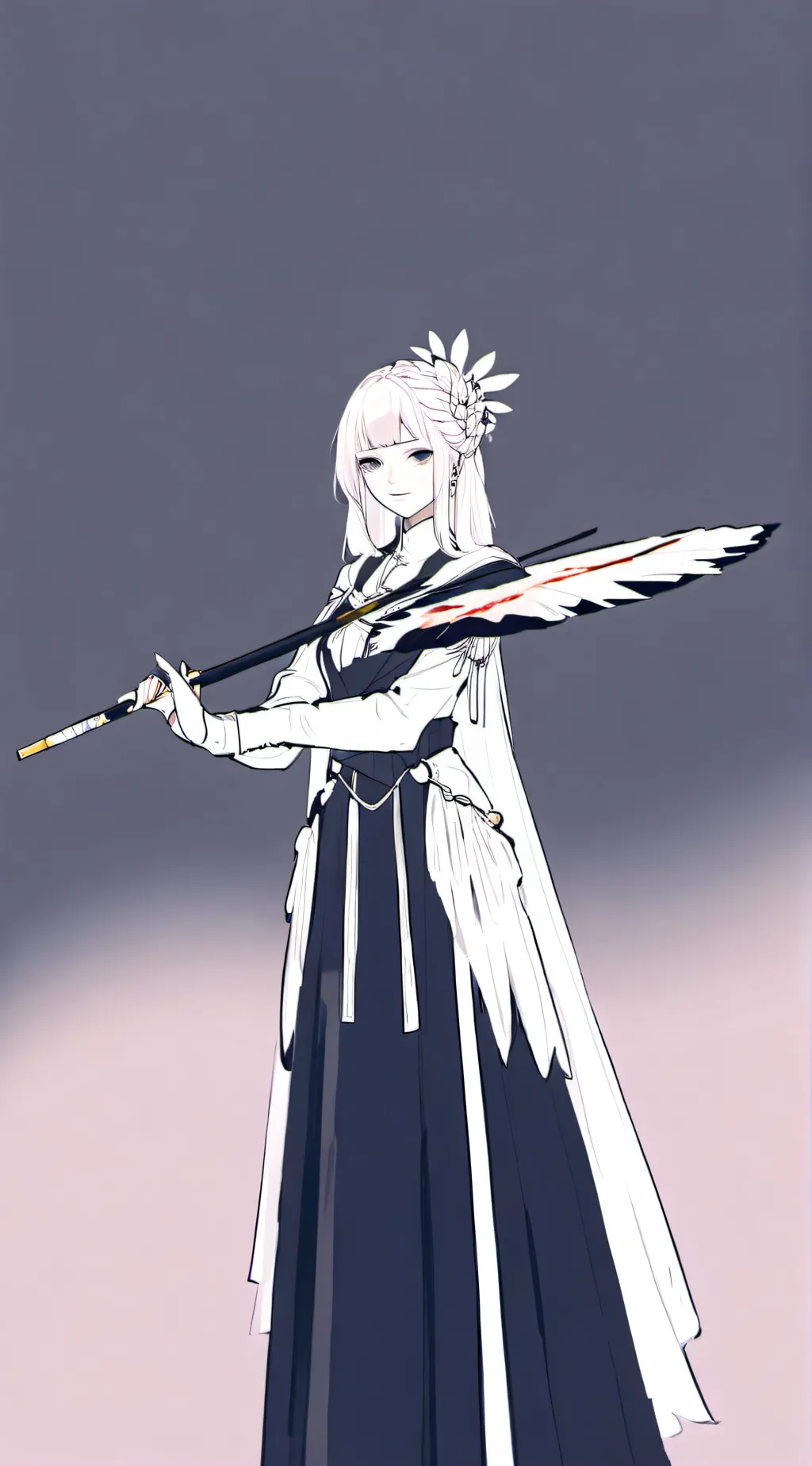 ai character: uppermoons+muzan background