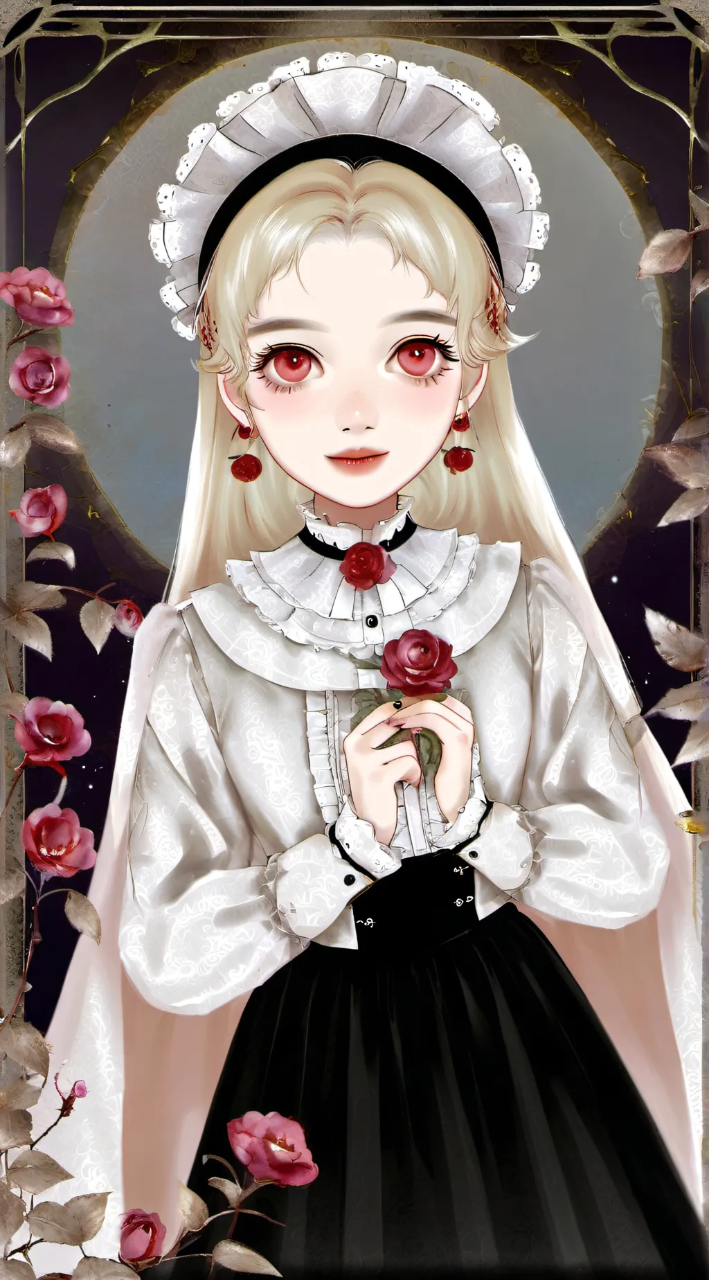 ai character: bakugou female  background