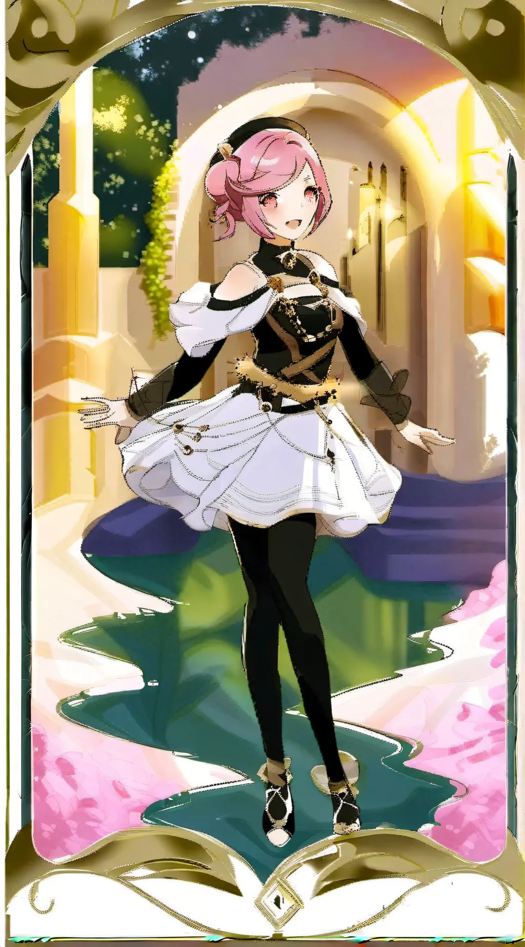 ai character: Natsuki the ballet background