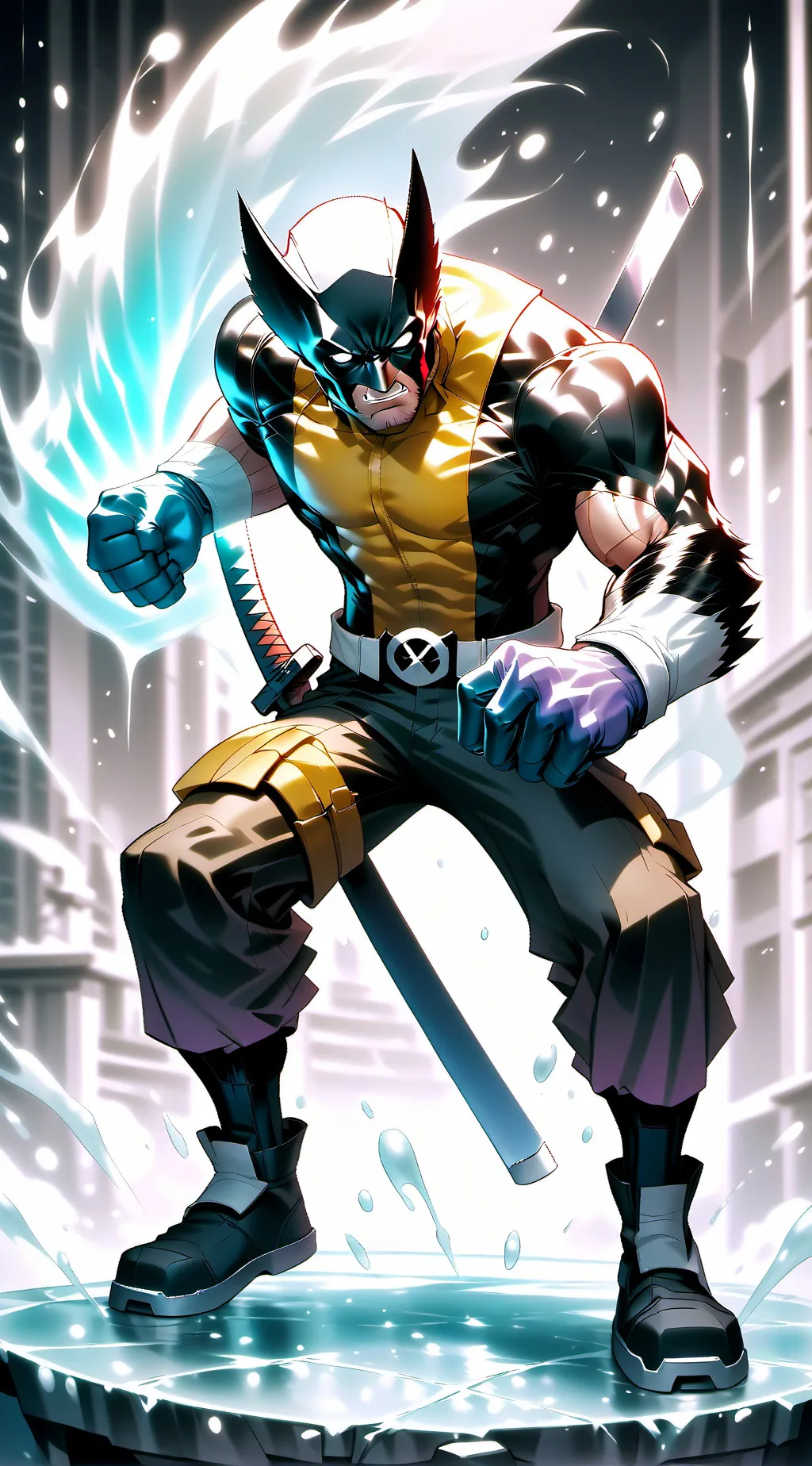 ai character: Wolverine  background