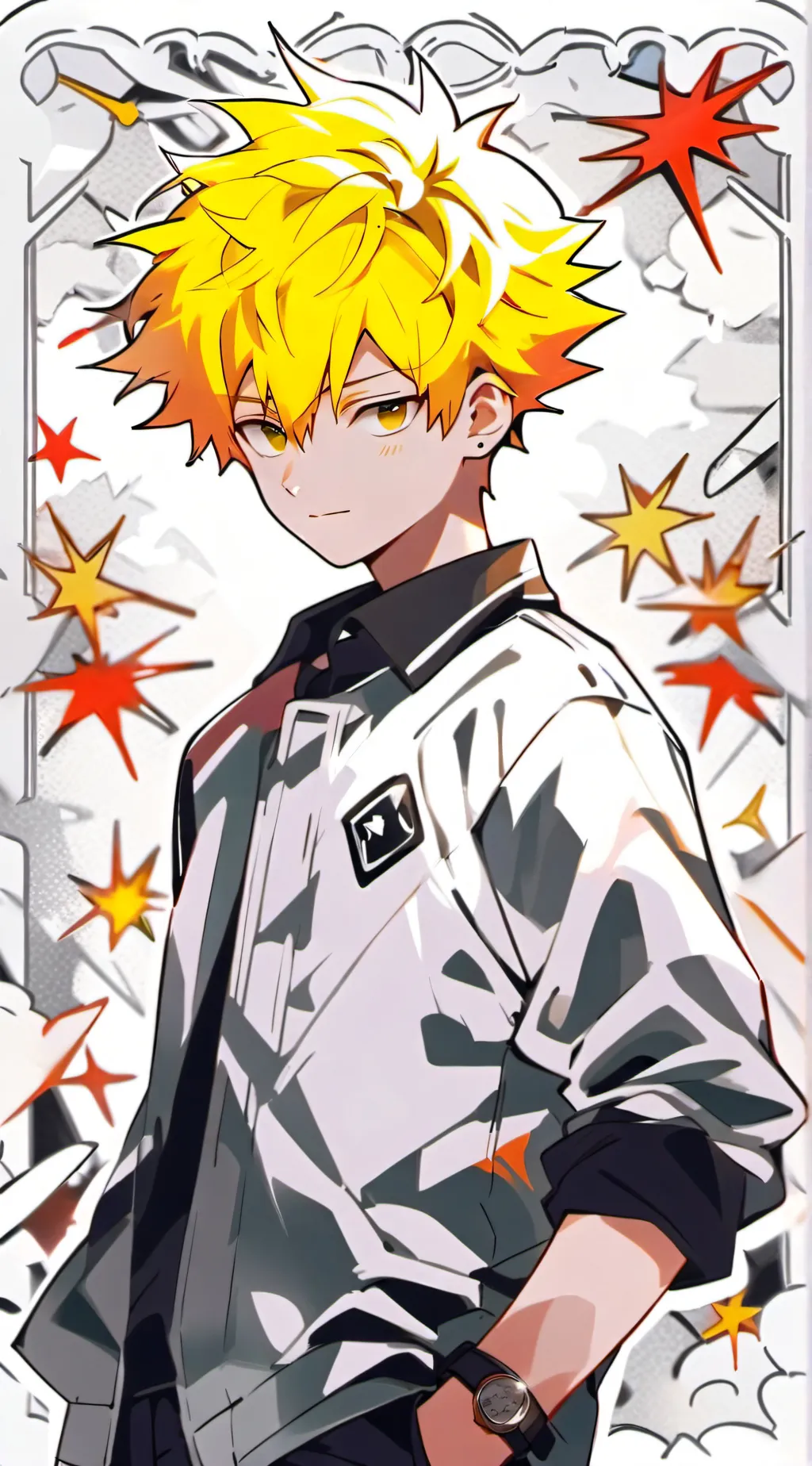 ai character: Bakugo background