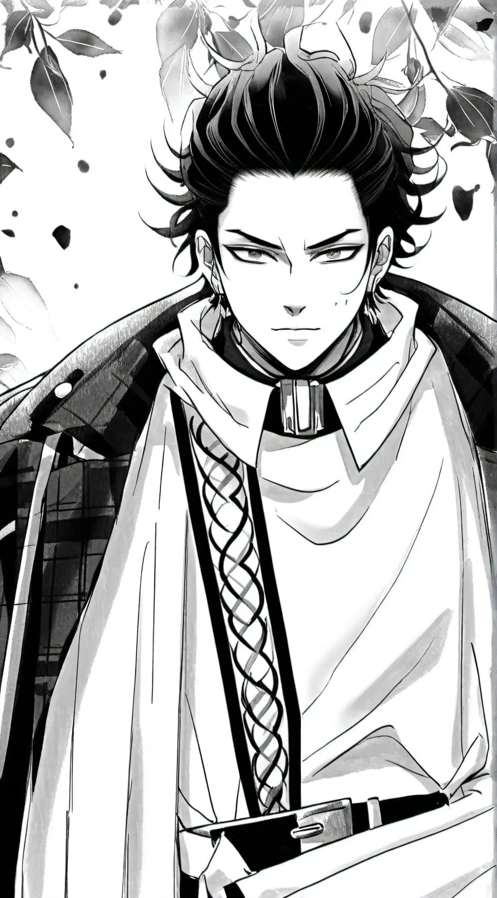 ai character: Tanjiro kamado background