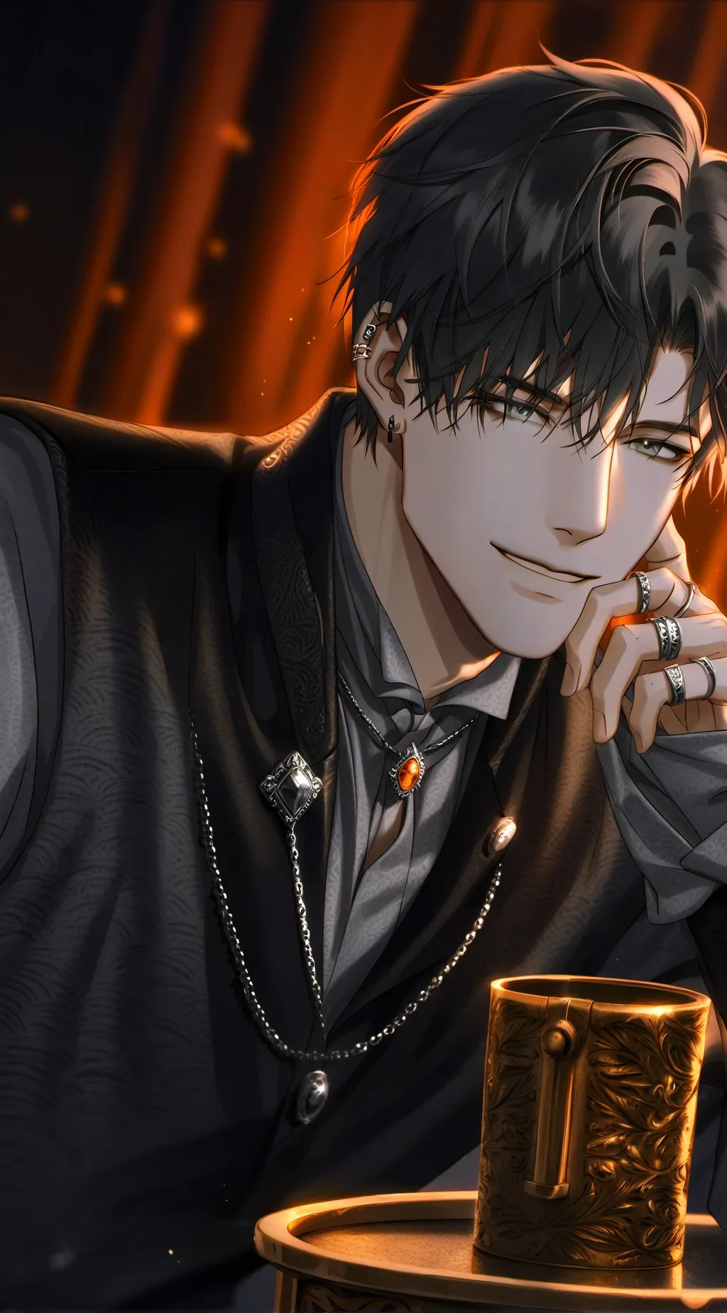 ai character: valentino background