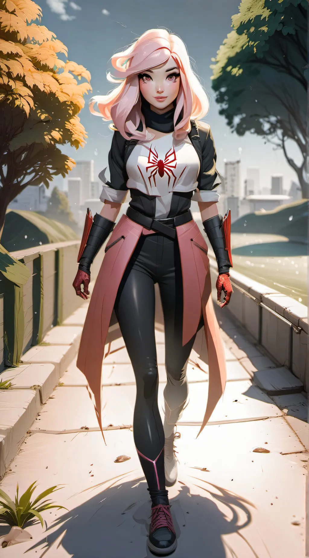 ai character: Lucy  background