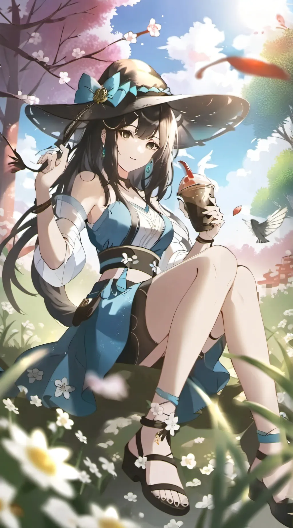 ai character: villana fuerte background