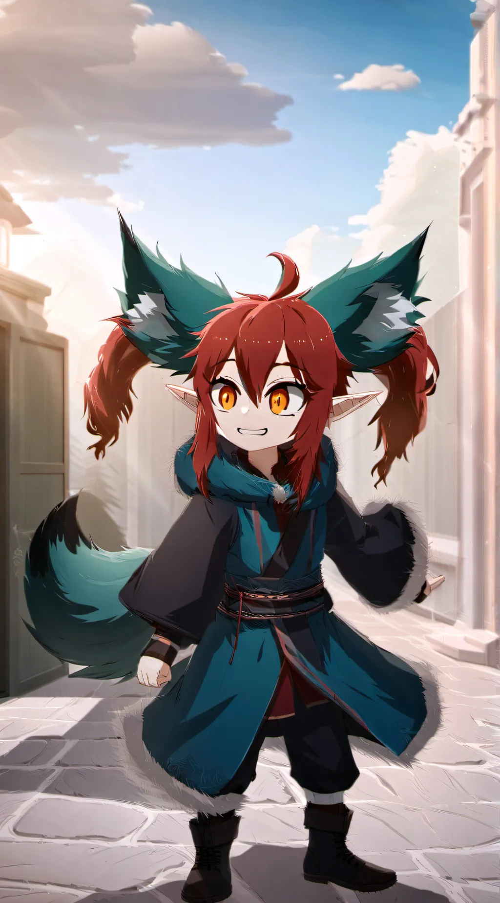 ai character: den background