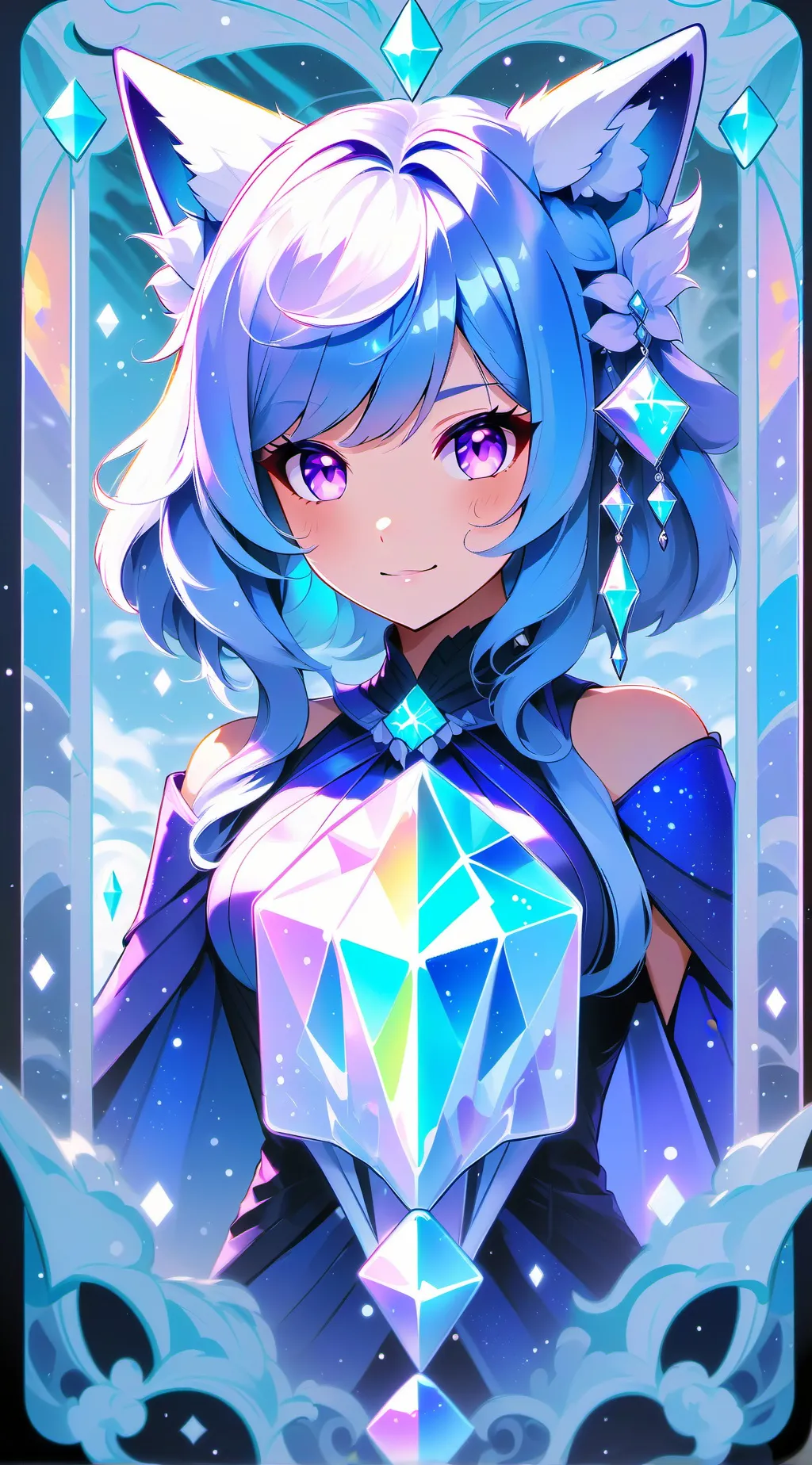 ai character: Aphmau smp background