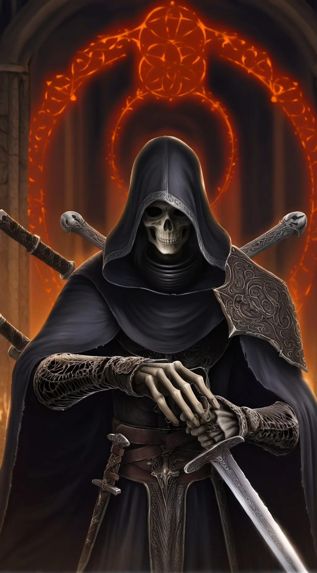 ai character: the reaper background