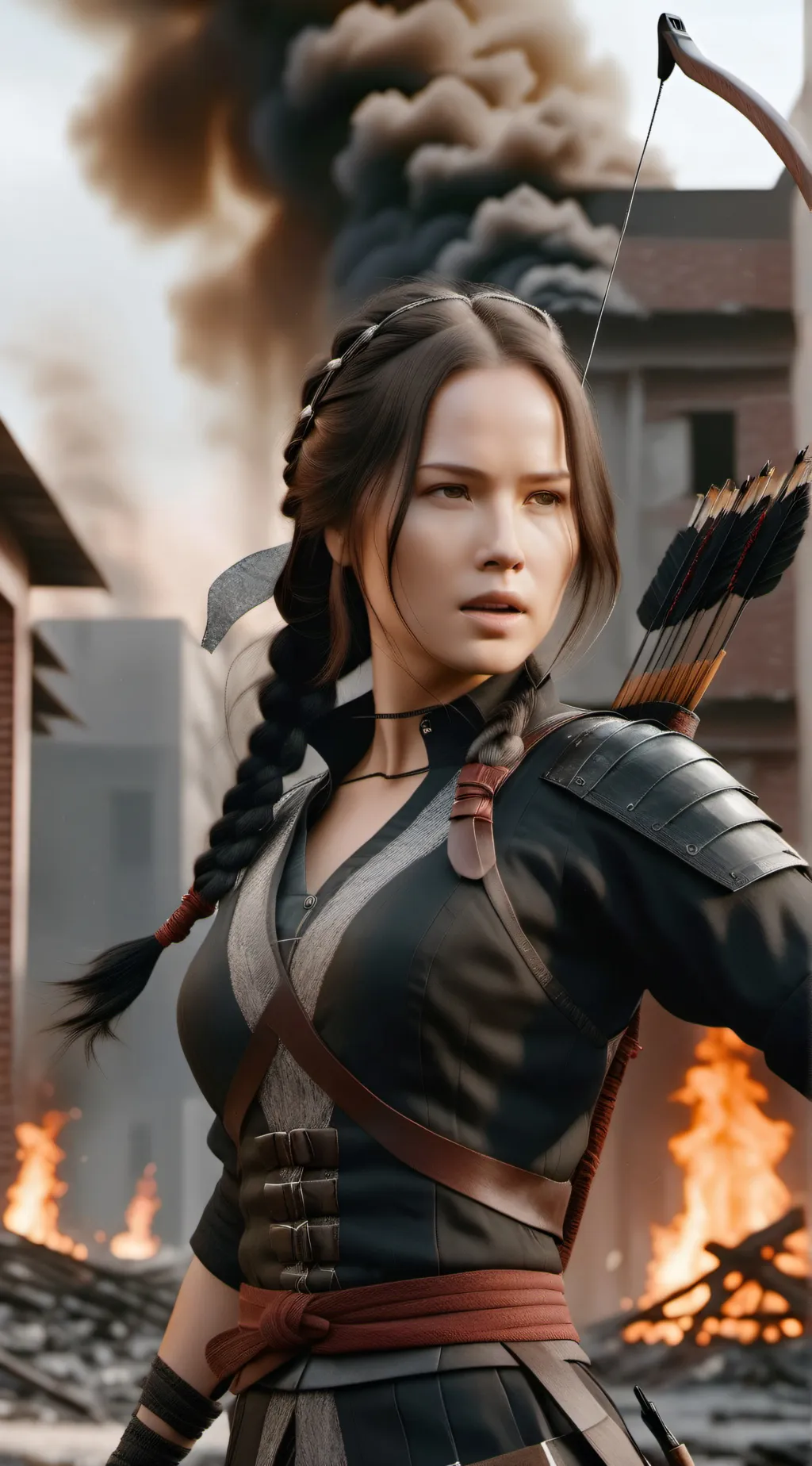 ai character: Katniss Everdeen background