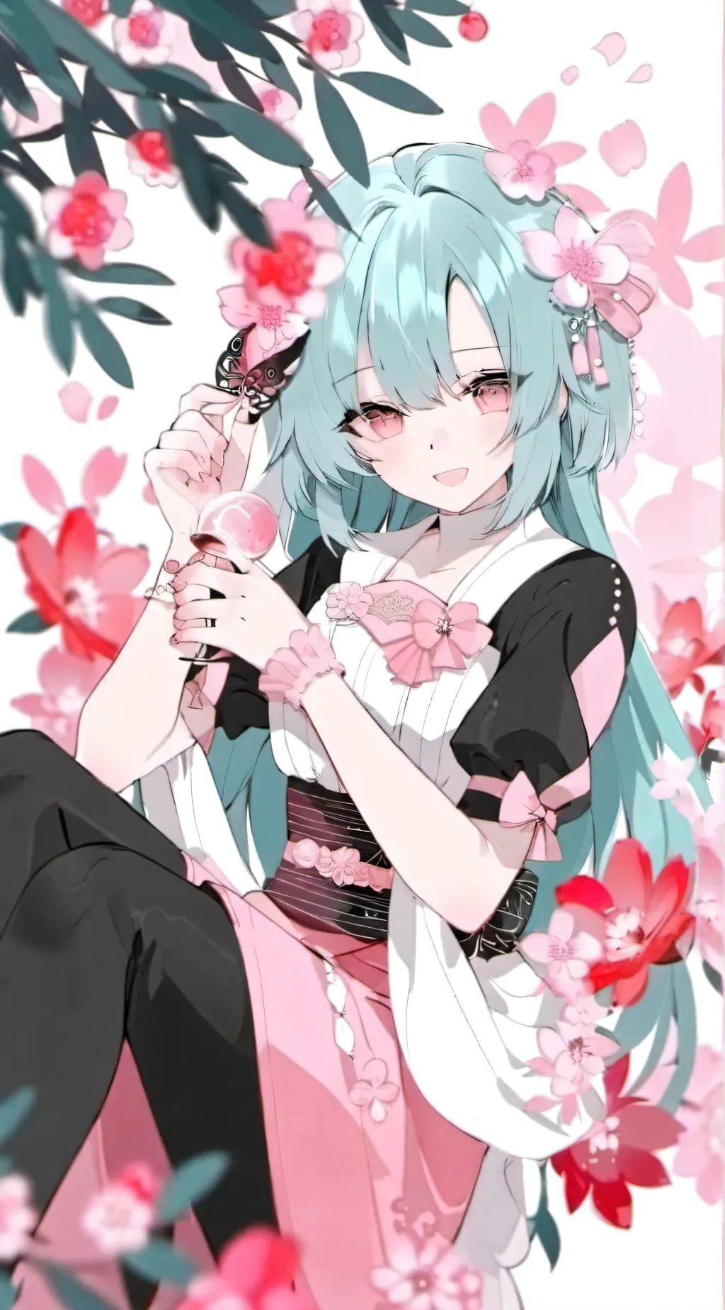 ai character: ⟩|~🌸DS🌸~|}⟨ ☺️ background