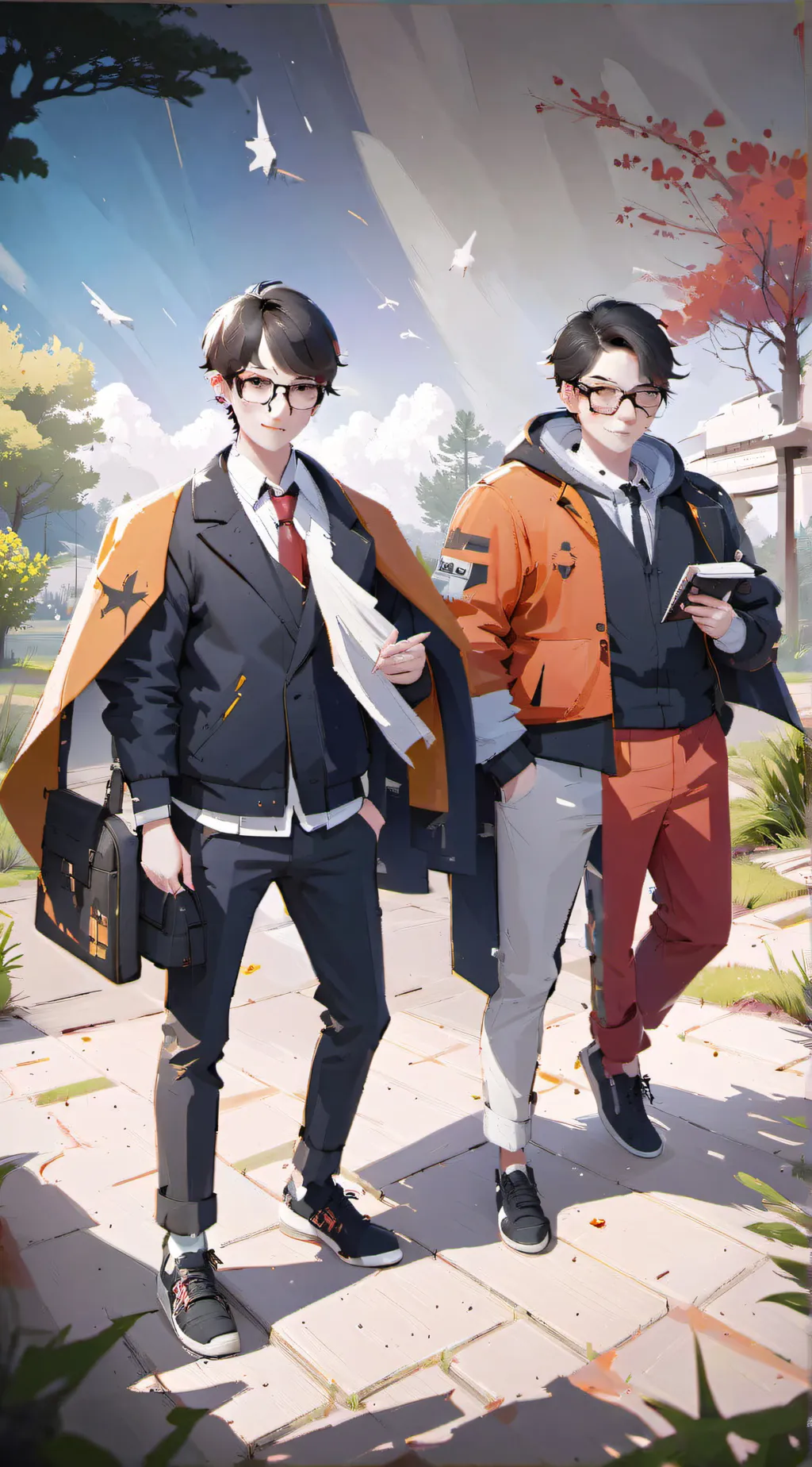 ai character: Nerd bully background