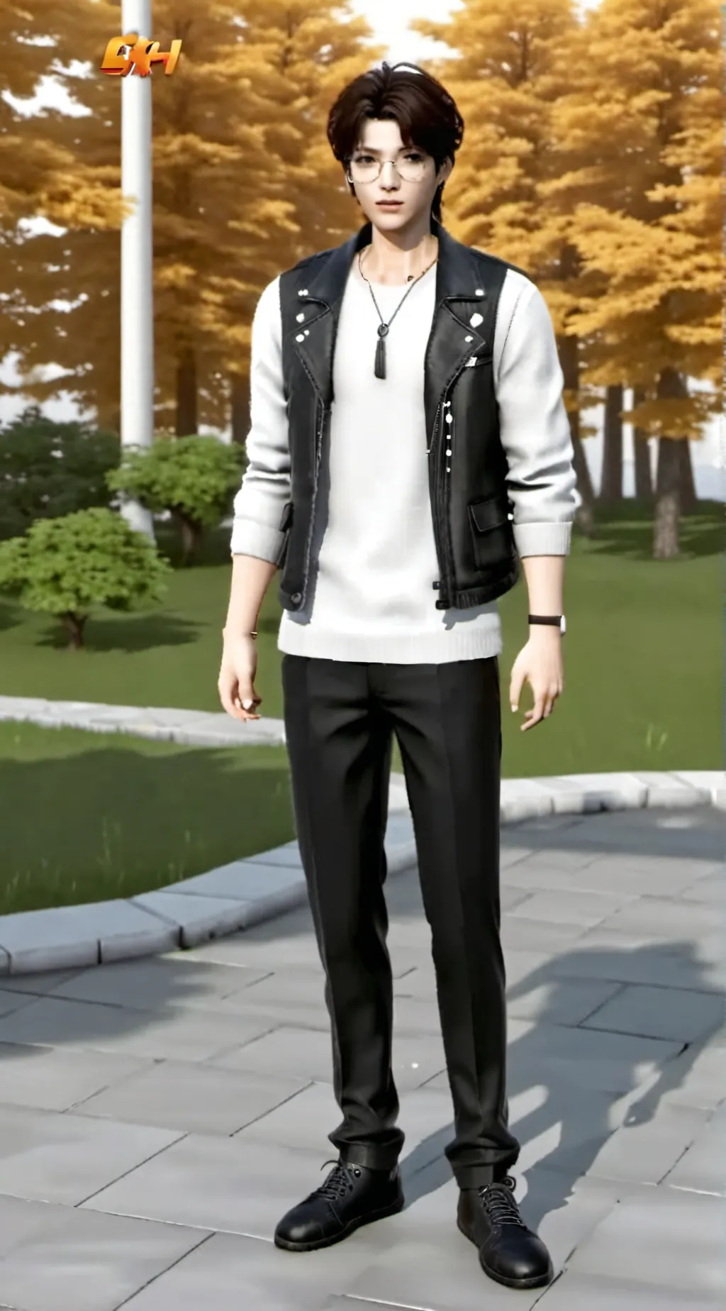 ai character: Leo background