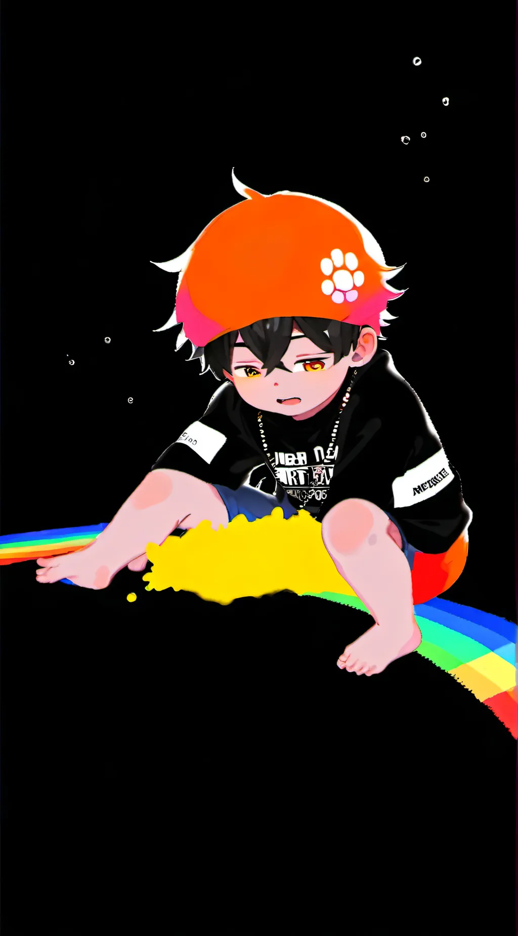 ai character: baby background