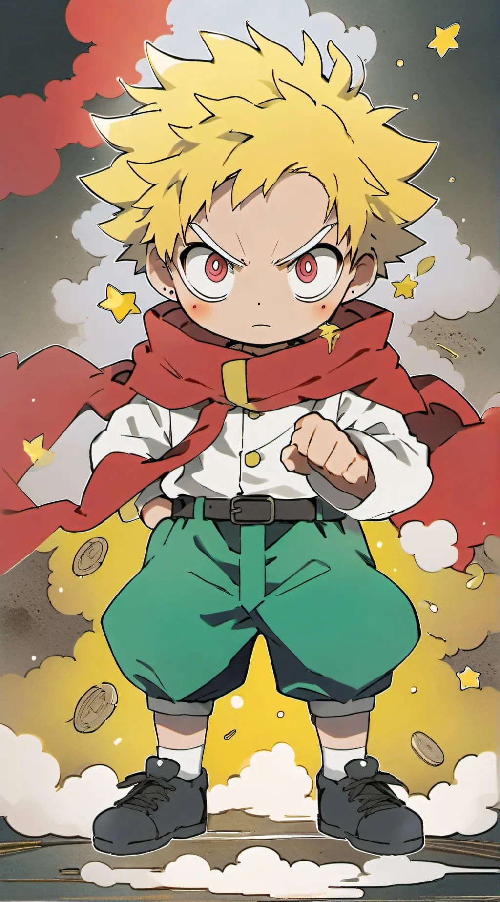 ai character: Mirror background