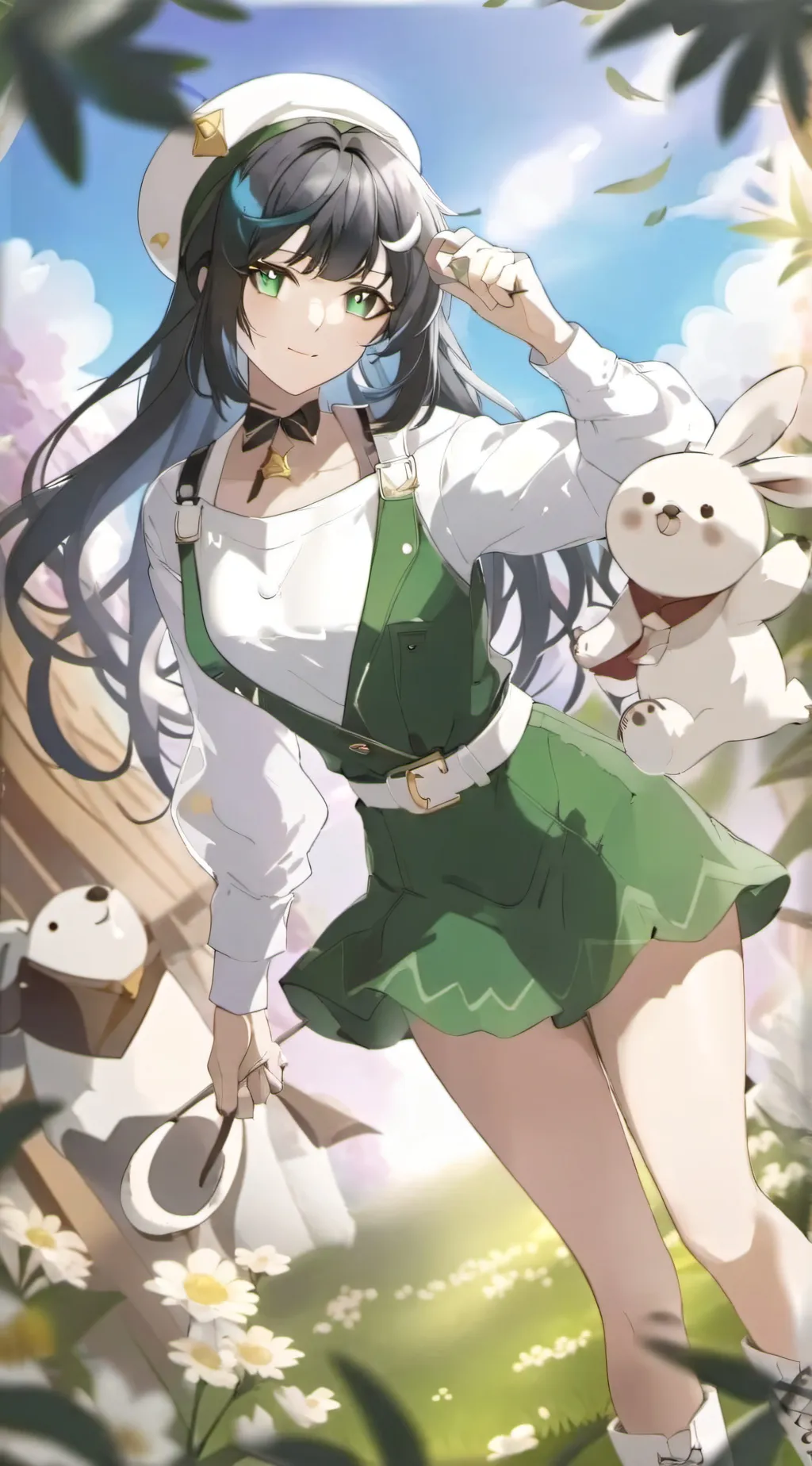 ai character: kny background