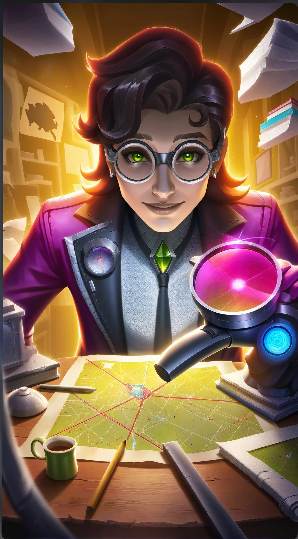 ai character: Lena Swiftfoot background