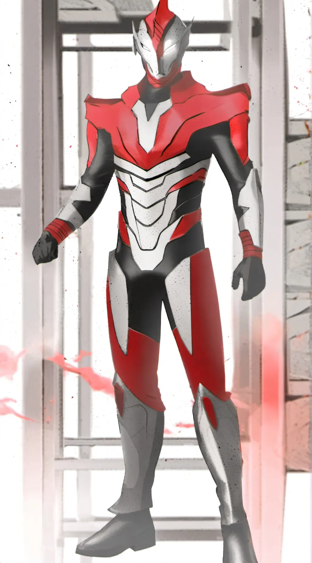 ai character: Ultraman geed background