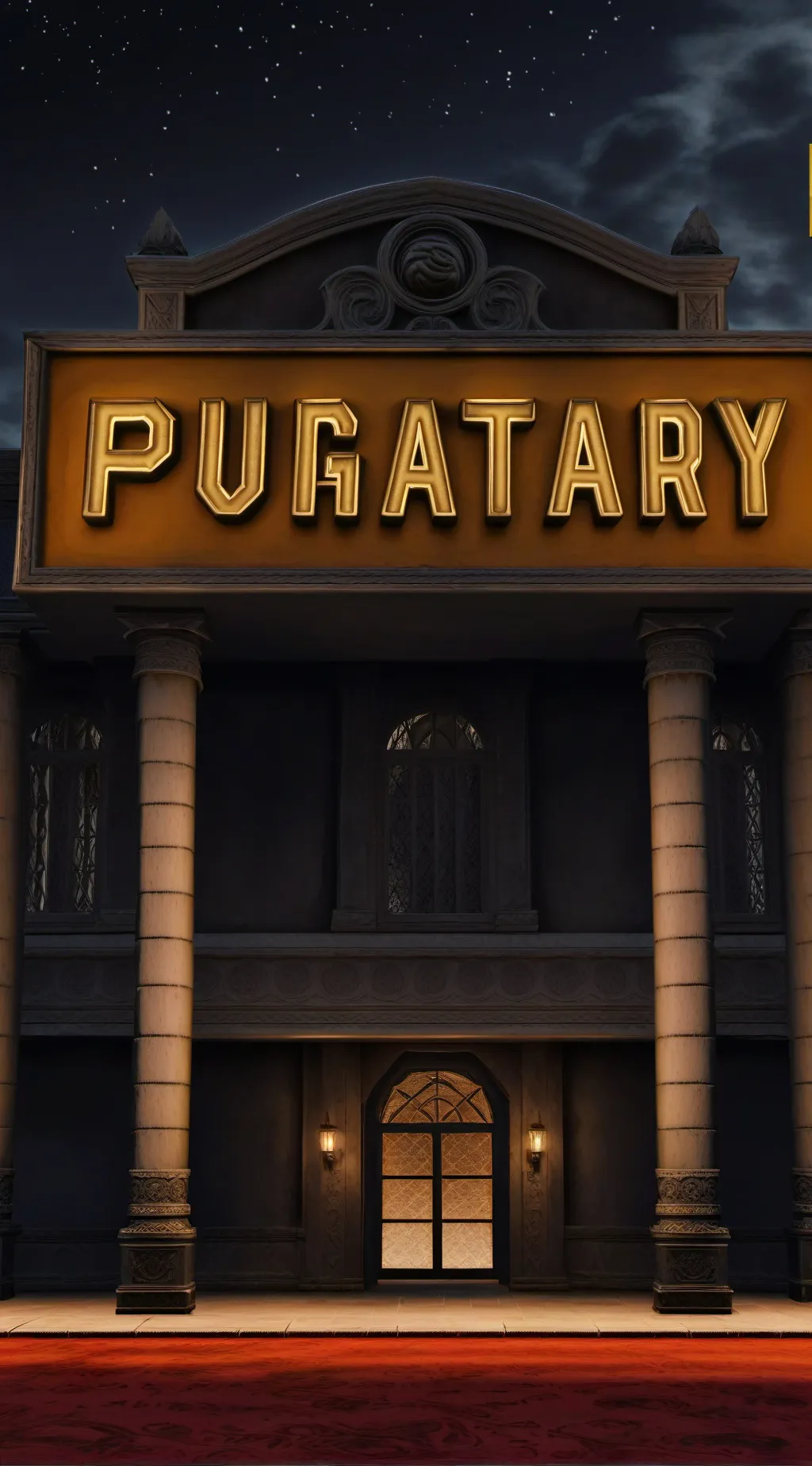 ai character: Purgatory hotel background