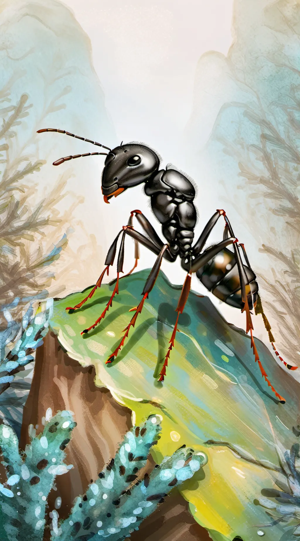 ai character: Ant Colony background