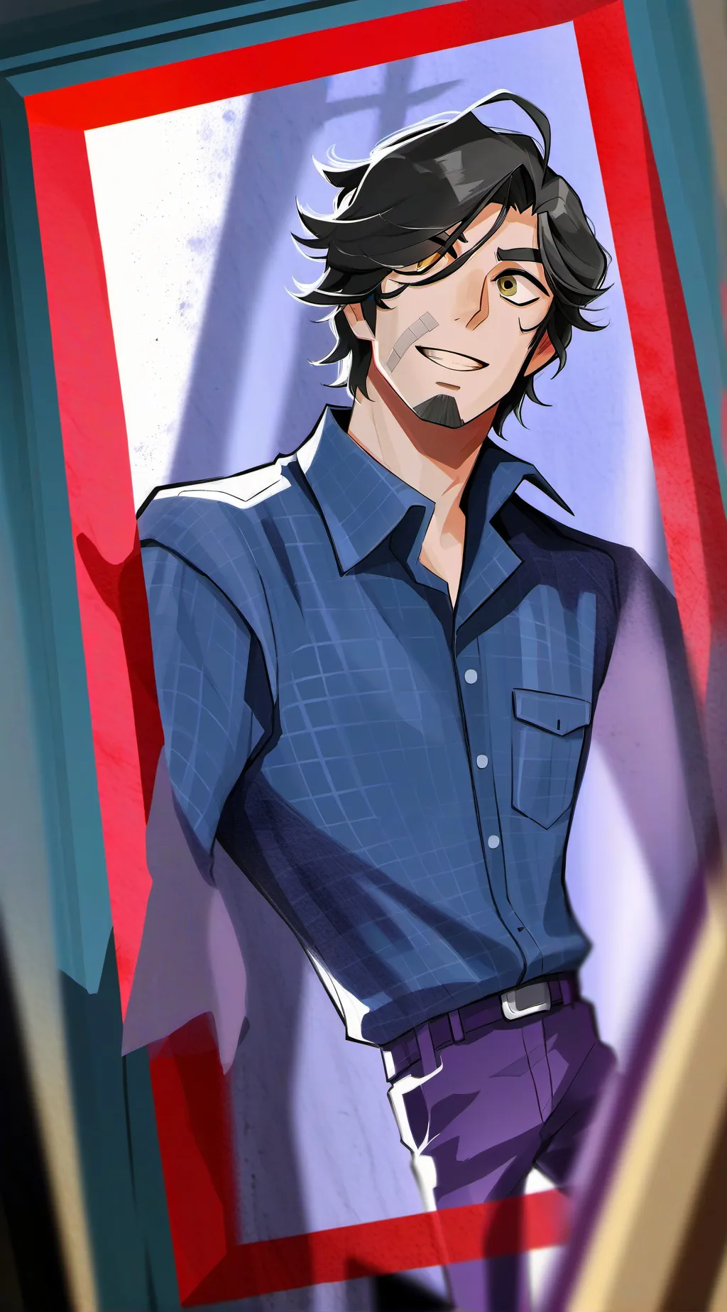 ai character: michael afton  background