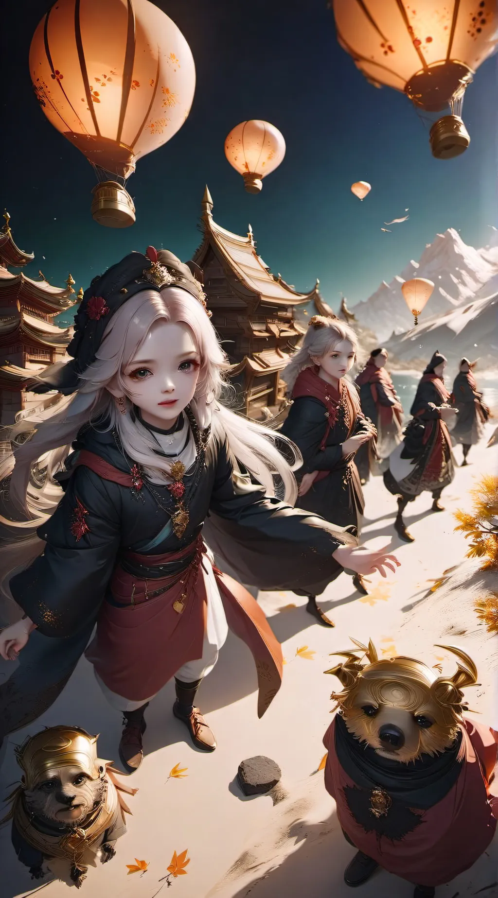 ai character: Danielle  background